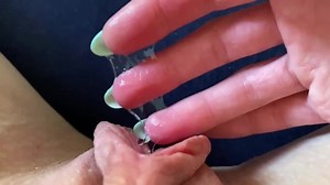 I know you want to feel all this juice in your mouth&excl; My pussy product this sweet flowing slime