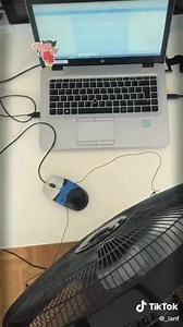 10K views · 105 reactions | Working from home? Somebody jerry-rigged a computer mouse to an oscillating fan so the mouse moves back and forth to keep the computer active -Virgin Mornings with Vinny, Shannon and Adam | Virgin Radio Montreal | Facebook