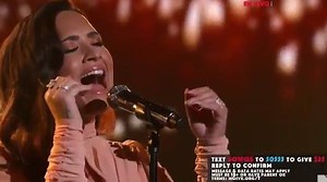 Demi Lovato sang 'Hallelujah' for #SomosUnaVoz & it was breathtaking ❤️ | Capital FM