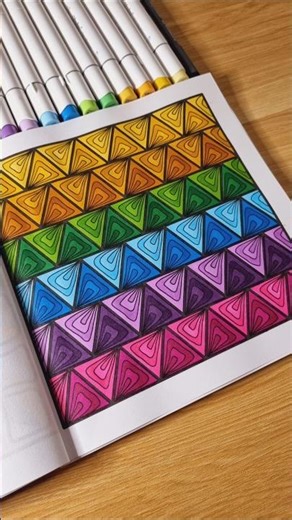 Try this Simple Zendoodle Idea for Beginners! #zenpatterns #templatebook #doodleart #Zendoodles