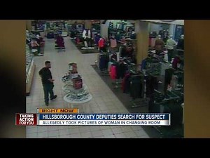 HCSO seeks help identifying man that took photos of woman in a Sears dressing room