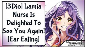 3Dio Lamia Nurse Is Delighted To See You Again! Ear Eating ASMR Wholesome
