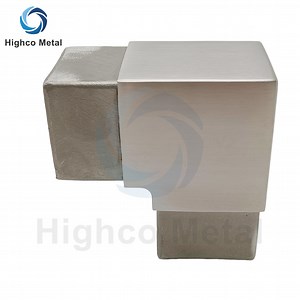[Hot Item] Stainless Steel Stair Railing Corner Handrail Elbow Square Tube Connector