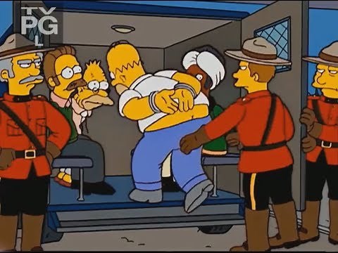 The Simpson - Arrested In Canadia !