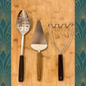 Klassisches Utensilien-Set von EKCO Kitchen Vintage 1970er Jahre Retro Zubehör: Stampfer, Schaumlöffel, Tortenheber - Etsy.de