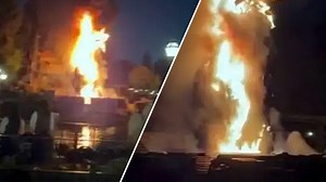 Disneyland Maleficent dragon catches fire during California 'Fantasmic!' show