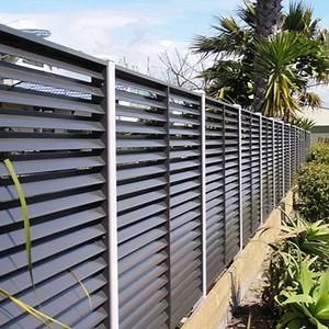 [Hot Item] Horizontal Vertical Installed Fencing Slatted Fence No Fading No Cracking Long Lasting Fence Panel
