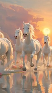 432K views · 63K reactions | 7 Horses Wall Art | Symbol of Speed,...