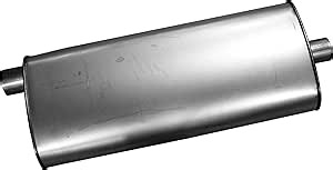 Walker Quiet-Flow SS 21544 Direct Fit Exhaust Muffler 2.5" Inlet (ID) 2.25" Outlet (ID) for Jeep Grand Cherokee