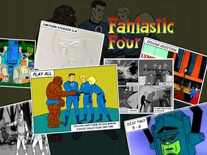 FANTASTIC FOUR HANNA BARBERA 1967 MENU DVD
