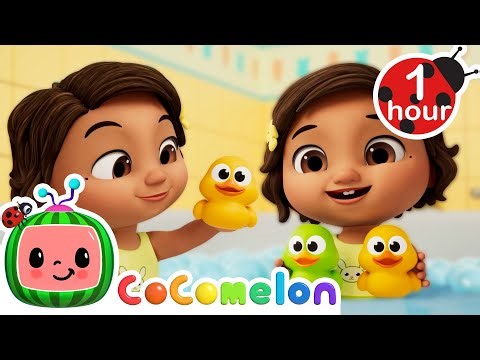 🫧The Rubber Duckie Song🐥💖 + More! | CoComelon | Moonbug Kids Girly Cartoons and Nursery Rhymes