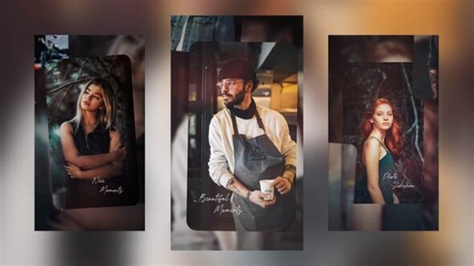 Vertical Slideshow Mogrt