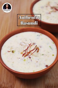 6.1K views · 151 reactions | Thickened milk preparation that is flavored with nutmeg, cardamom and often garnished with various nuts. Here is the complete recipe - https://recipeonplate.com/basundi/ #recipeonplate #basundi #vratkakhana #navratri #diwali #vrat #diwalispecial #kheer #rabri #reelsfb #navaratrispecial #prasadam #fbreels | Recipe On Plate | Facebook