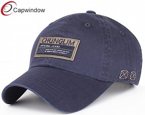[Hot Item] Designed High Quality Baseball Sports Caps with Woven Patch