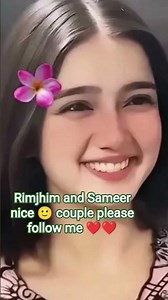 #song #love#youtubeshorts#rimjhim#Sameer ❤️#nice couple 😍#followme #trending #newreel #viralreels ❤️