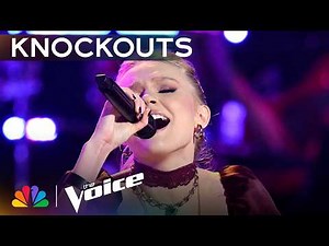 Eighteen-Year-Old’s Heavenly Voice Echoes Through Every Note | The Voice Knockouts | NBC