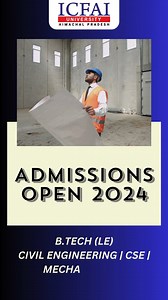 28K views · 57 reactions |  Admissions Open 2024   B.TECH (LE)...