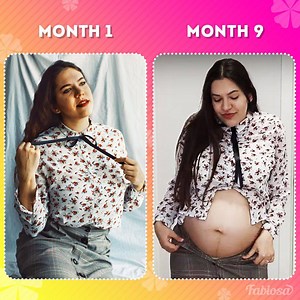 13K views · 19 reactions | 5 hours before birth, she tried on her favorite pre-pregnancy clothes. | Fabiosa Digest | Facebook
