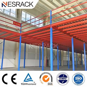[Hot Item] 200-1000kg/Sqm in Stock Adjustable Shelf Warehouse Shelving Mezzanine Racking System Heavy Duty Rack Platform Storage Racks Steel Warehouse Shelves