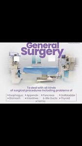 Department of General & Laparoscopic Surgery From hernia repairs to advanced laparoscopic procedures, our highly skilled surgical team is dedicated to providing precise, safe, and compassionate care. Whether it’s a routine operation or a complex intervention, your health is our top priority. 💠 Our Services Include: ✔ Hernia Surgery ✔ Breast Surgery ✔ Intestinal Surgery ✔ Skin & Soft Tissue Surgery ✔ Thyroidectomy (Partial/Total) ✔ Laparoscopic Appendicectomy ✔ Laparoscopic Cholecystectomy ✔ Hae