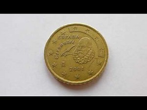 50 Euro Cent Coin :: Spain 2001