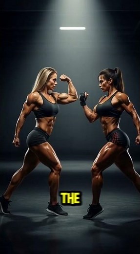 MUSCULAR WOMEN FIGHT FOR DOMINANCE #FemaleBodybuilder#MuscularWomen#FemaleMuscle#StrongWomen