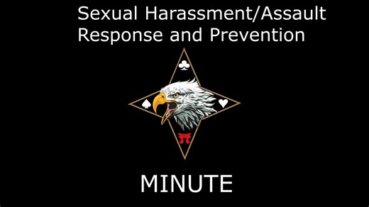 Join the 101st Division Sustainment Brigade Sexual Harassment/Assault Response and Prevention for this month's SHARP Minute. #Intervene #sharpprogram 129th Division Sustainment Support Battalion Charlie Company, 129th DSSB Quartermaster Command Sergeant Major Army Sustainment XVIII Airborne Corps U.S. Army Materiel Command U.S. Army Forces Command (FORSCOM) | 101st Division Sustainment Brigade "Lifeliners"