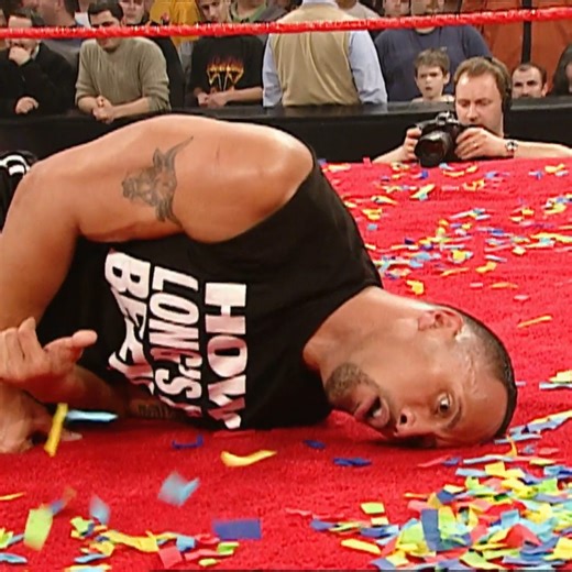 The Rock & Mick Foley got absolutely destroyed by Evolution! | WWE