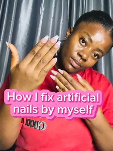How I fix artificial nails by myself | RealEbista