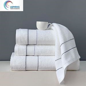 [Hot Item] 100 Cotton Towel Fabric Rolls Grey Bath Towel and White Bath Towels