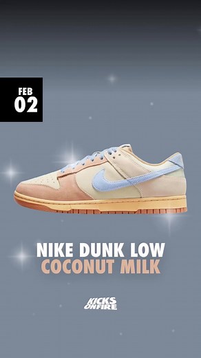 4.5K views · 16 reactions | Coconut Milk and Armory Blue blend together on this latest Dunk 便 Cop or pass?  | Kicksonfire | Facebook