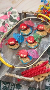 These Beach Crab Cookies are crawling with cuteness! 🦀☀️ Made with cookies, candy melts, and licorice legs — they're the perfect sweet treat for summer fun. #beachcookies #summersnacks #funwithfood #oceanvibes #CookieCreatures #SweetTreats | Everyday Shortcuts by Alison McFadden