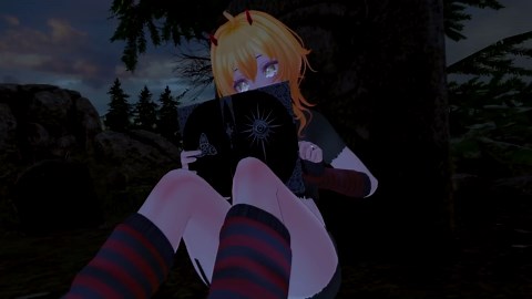 Fakyra XoXo ASMR - [ VRC ASMR RP ]🧛🏼 ♀️ Cute Vampire Girl Sucks Your Blood Dry In A Cemetery [ Ear Licks Biting ]