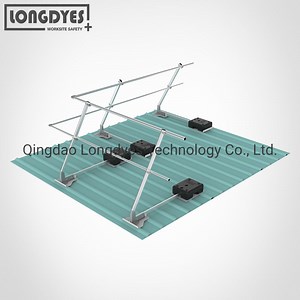 [Hot Item] Fall Protection Standing Seam Metal Roof Freestanding Handrail System