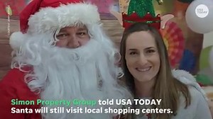 Visiting Santa this year may be a little different than years past. https://bit.ly/2EJaToo | USA TODAY Video