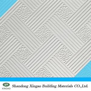 [Hot Item] False Ceiling Price List Perforated PVC Gypsum Ceiling Tiles