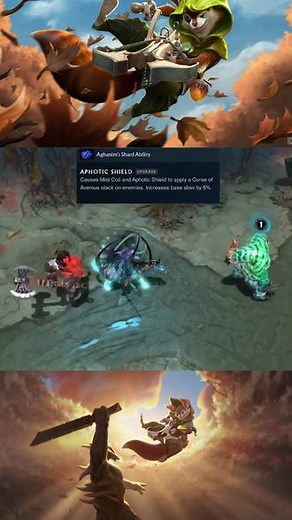 DOTA2新版本永雾林渊亚巴顿阿哈利姆魔晶效果预览#dota2 #igxe #永雾林渊