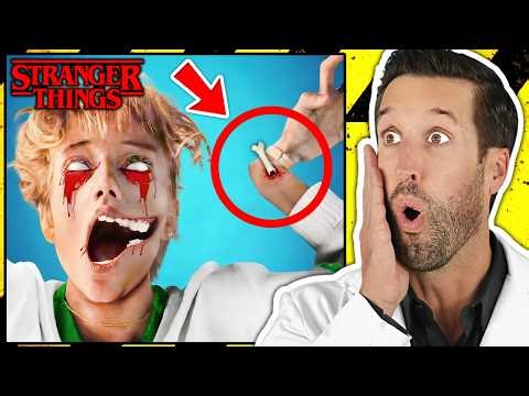 Doctor ER Reacts to Stranger Things Injuries | Compilation