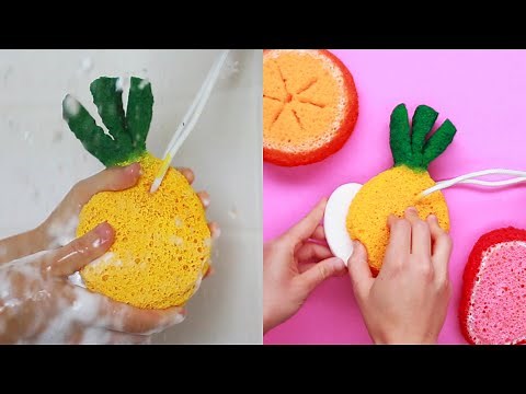 Fruit Sponge Soap Pocket