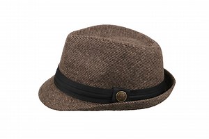 Brown Tweed Fedora Polar Fleece Hat, Hatsquare Women Winter Hat, Stiff Fedora Hat, Boho Hat, Short Brim Hat, Vintage Hat, Christmas Gift - Etsy