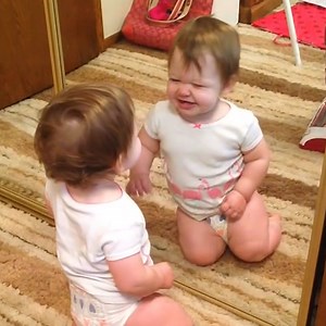 437K views · 41K reactions | Have your babies seen mirror like this?  | Sweet & Funny Babies | Facebook