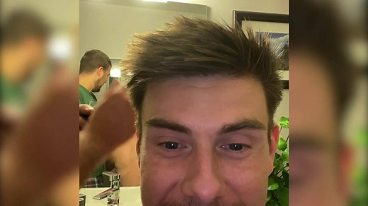 The lengths some people are going to keep their hair short. #TheMoment #coronacuts | CBC News: The National