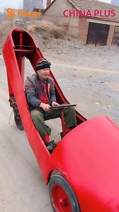 This clever farmer has turned his tractor into a high-heel shoe and a model plane for fun. | China Plus Culture