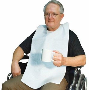 [Hot Item] Nursing Home Disposable Paper Apron Disposable Adult Bibs