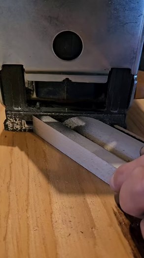 Showing how a biscuit joiner works with some scrap pieces of wood. #tools ##toolsinaction #biscuit #joiner #frame #frameorder #tool #wood ##howitworks ##intresting | The Downeast Cowboy