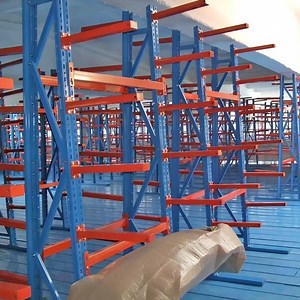 [Hot Item] Heavy-Duty Cantilever Racking System for Warehouse Storage Solutions