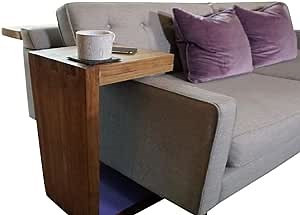 C Shape Side Table Plans DIY Couch Sofa Over Arm Stand End Table Magazine Rack