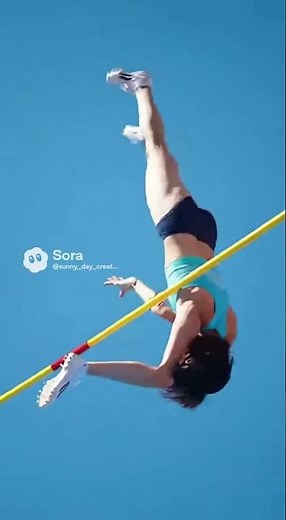 Beautiful Pole Vault Jump | Grace & Power in Perfect Motion 🏃‍♀️✨
