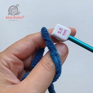 16K views · 489 reactions | Tunisian Bamboo Stitch | Crochet&Knitting by marifu6a | Facebook