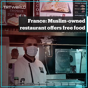 384K views · 13K reactions | A Muslim-owned restaurant in Paris is offering free meals to French students and others who have been unable to afford food. The owner, Brahim Bourika, said he was moved by stories of students who were “starving” due to financial difficulties. | TRT World | Facebook